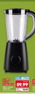 Mikser stojący SSMK 500 moc 500W poj. 1,5l dł. kabla 100cm 2 poziomy prędkości Kaufland promocja w Kaufland