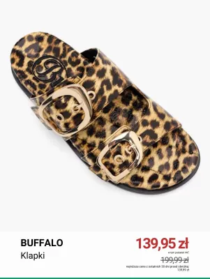 Klapki Buffalo promocja w Deichmann