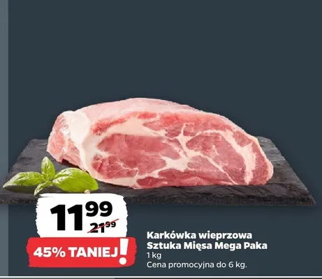 Karkówka wieprzowa promocja w Netto