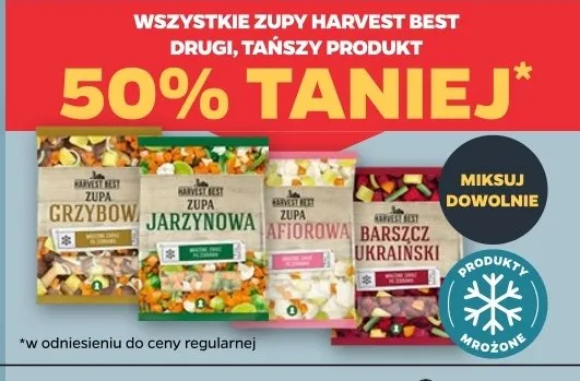 Zupa grzybowa promocja w Netto