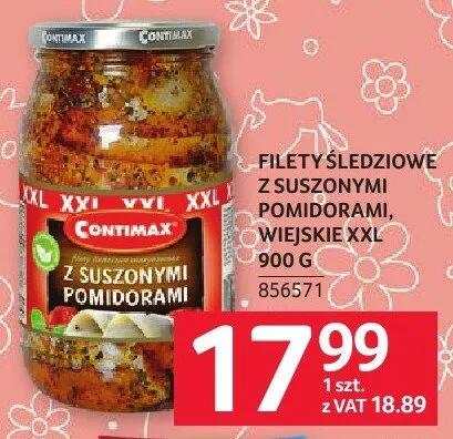 Filety śledziowe z suszonymi pomidorami promocja w Selgros
