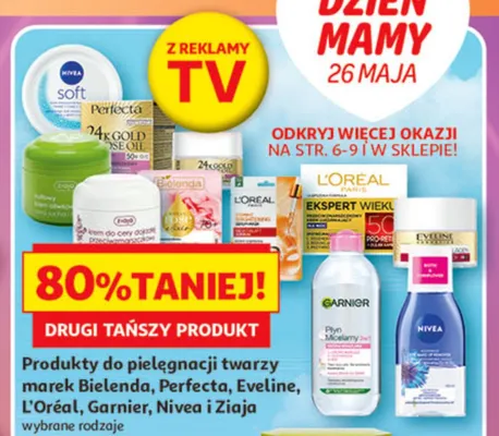 Produkty do pielęgnacji twarzy promocja w Auchan