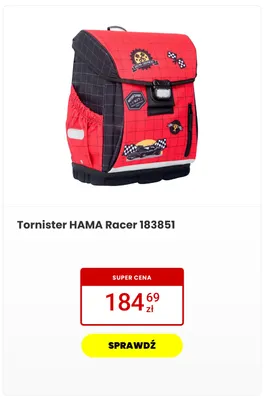 Tornister Hama Racer promocja w Media Expert
