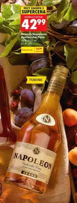 Brandy Napoleon Recherché Pons promocja w Biedronka