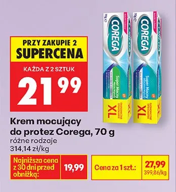 Krem mocujący do protez różne rodzaje promocja w Biedronka