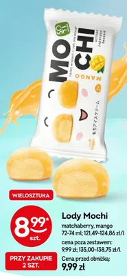 Lody Mochi mango promocja w Żabka