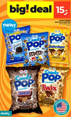 Popcorn Cookie Pop Cookies & Cream promocja w Dealz