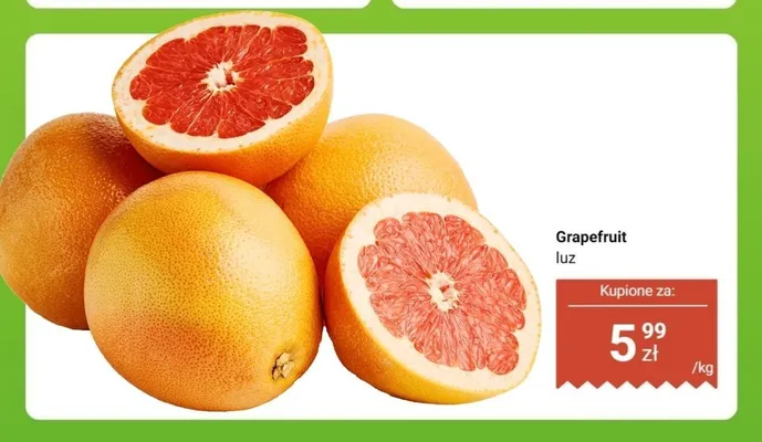 Grapefruit luz promocja w Dino