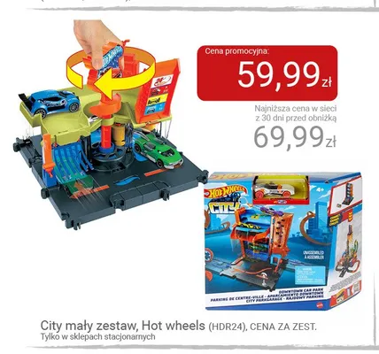 Zestaw Hot Wheels City mały promocja w Smyk