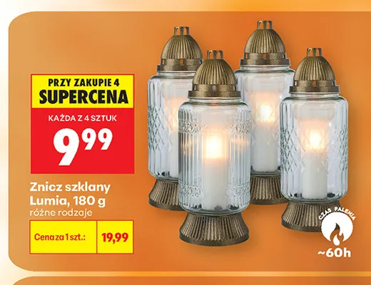 Znicz szklany Lumia promocja w Biedronka