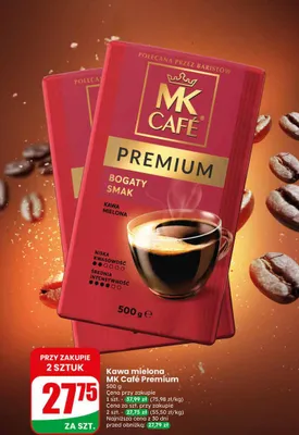 Kawa mielona Premium bogaty smak promocja w Dino