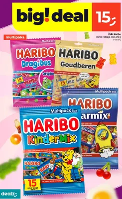 Żelki Haribo KinderMix promocja w Dealz