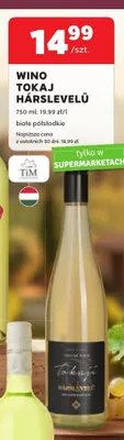 Wino Tokaj Hárslevelű Tim promocja w Stokrotka