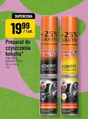 Preparat do czyszczenia kokpitu promocja w POLOmarket
