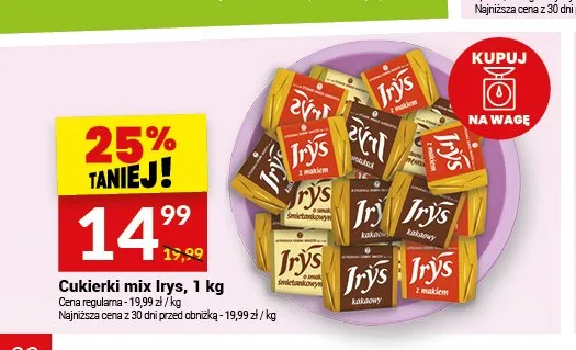Cukierki mix Irys Jutrzenka promocja w Twój Market