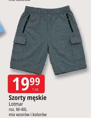 Szorty męskie Lotmar roz. M-4XL mix wzorów i kolorów promocja w Leclerc