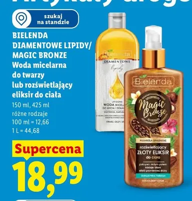 Rozświetlający eliksir do ciała Bielenda Magic Bronze promocja w Lidl