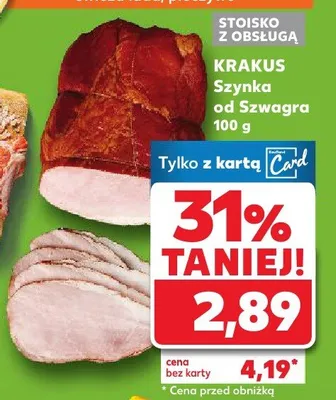 Szynka od Szwagra Krakus promocja w Kaufland