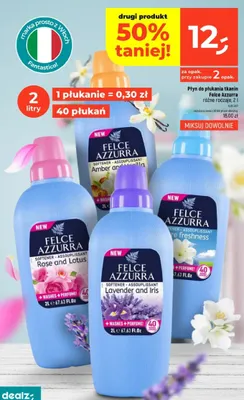 Płyn do płukania tkanin Felce Azzurra Rose and Lotus promocja w Dealz