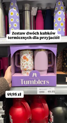Zestaw dwóch kubków termicznych  promocja w Action