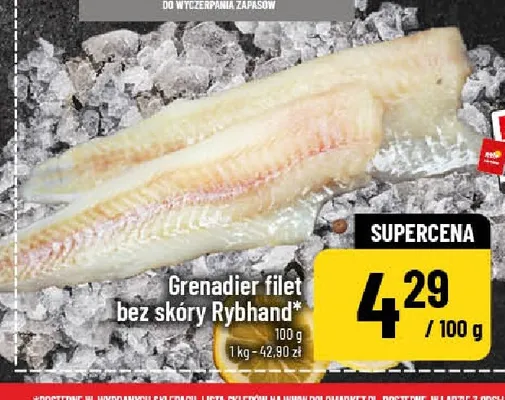 Grenadier filet bez skóry Rybhand promocja w POLOmarket