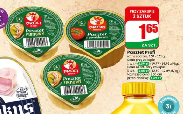 Pasztet firmowy Profi promocja w Dino