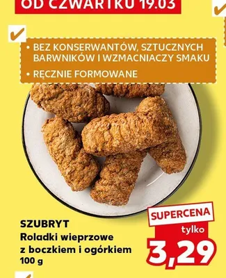 Roladki wieprzowe z boczkiem i ogórkiem promocja w Kaufland
