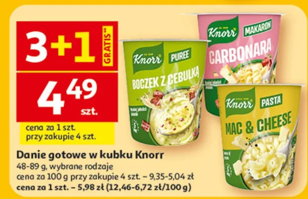 Danie gotowe w kubku promocja w Auchan