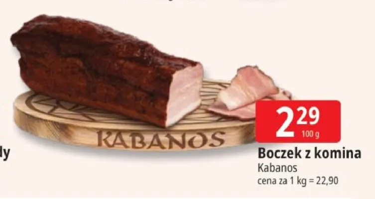 Boczek z komina Kabanos promocja w Leclerc