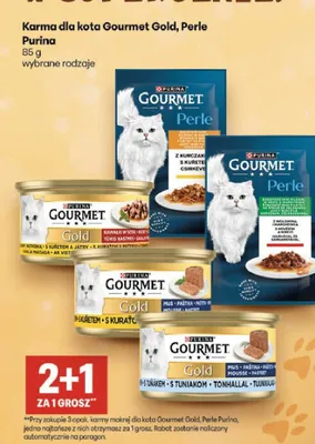 Karma dla kota Purina Gourmet Gold Pasztet z tuńczykiem promocja w Delikatesy Centrum