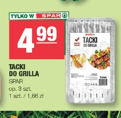 Tacki do grilla SPAR promocja w SPAR