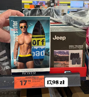 Bokserki męskie Bad Surfer 2-pak promocja w Biedronka