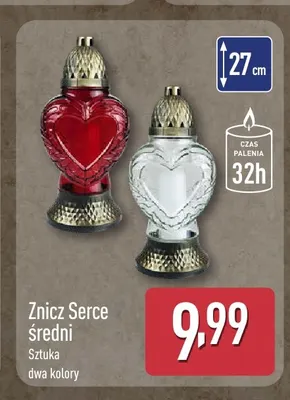Znicz Serce średni promocja w Aldi