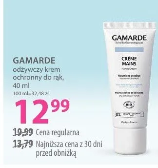 Krem odżywczy ochronny do rąk promocja w Hebe