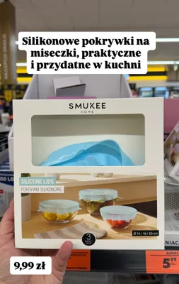Pokrywki silikonowe - 3 sztuki promocja w Biedronka