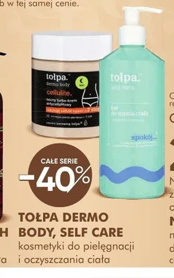 Kosmetyki do pielęgnacji i oczyszczania ciała TOŁPA DERMO BODY, SELF CARE promocja w Super-Pharm