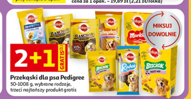Przekąska dla psa Pedigree Dentastix promocja w Auchan