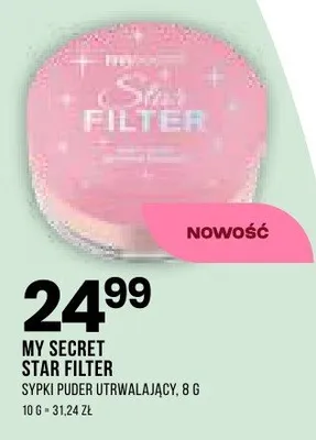 Sypki puder utrwalający MY Secret Star Filter promocja w Drogerie Natura