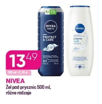 Żel pod prysznic Nivea promocja w Drogerie Koliber