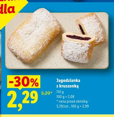 Jagodzianka z kruszonką promocja w Lidl