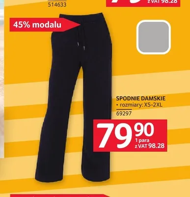 Spodnie damskie promocja w Selgros
