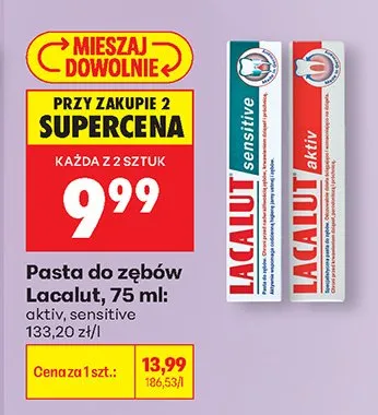 Pasta do zębów sensitive promocja w Biedronka