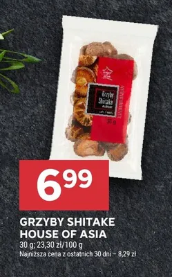 Grzyby shitake promocja w Stokrotka
