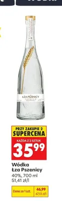 Wódka Łza Pszenicy promocja w Biedronka