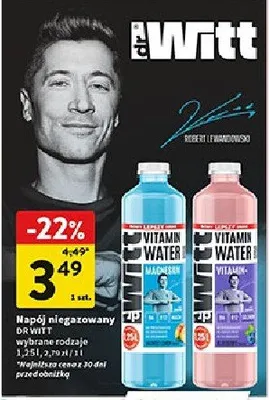 Vitamin water niegazowany classic blue promocja w Intermarche