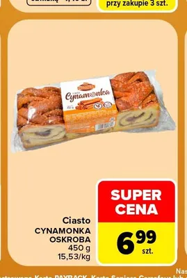 Ciasto Cynamonka Oskroba promocja w Carrefour Market