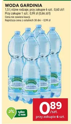 Woda gazowana promocja w Stokrotka