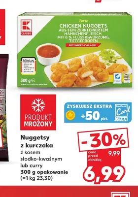 Nuggetsy z kurczaka z sosem słodko-kwaśnym K-Classic promocja w Kaufland