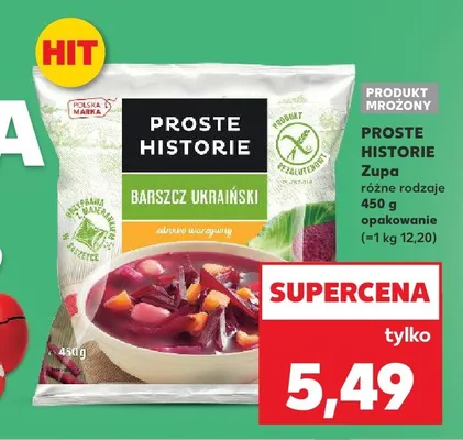 Zupa barszcz ukraiński różne rodzaje promocja w Kaufland