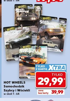 Samochodzik Hot Wheels Szybcy i Wściekli w skali 1:64 promocja w Kaufland